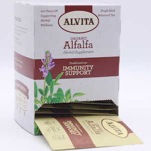 Alvita Organic Alfalfa Tea Herbal Supplement