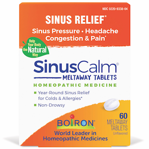 Boiron SinusCalm Tablets Homeopathic Sinus Relief (formerly Sinusalia)