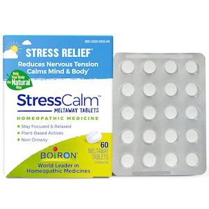 Boiron StressCalm Tablets Homeopathic Stress Relief