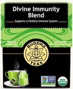 Buddha Teas Divine Immunity Blend Organic Herbal Tea