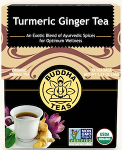 Buddha Teas Turmeric Ginger Organic Herbal Tea