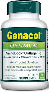 Genacol Optimum AminoLock Collagen Plus Glucosamine Chondroitin and MSM 90 Tabs