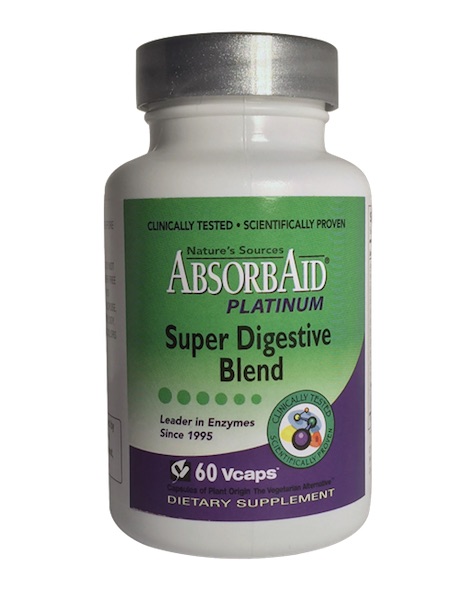 Nature's Sources AbsorbAid Platinum Super Digestive Blend 60 vcaps - Click Image to Close