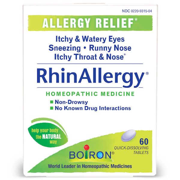 Boiron RhinAllergy Tablets Allergy Relief (formerly Sabadil) - Click Image to Close