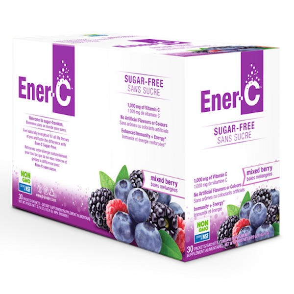 Ener-C Sugar Free Mixed Berry Vitamin C Drink Mix 1000 mg - Click Image to Close