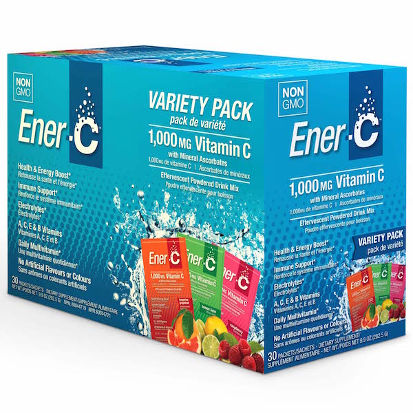 Ener-C Variety Pack Vitamin C Drink Mix 1000 mg - Click Image to Close