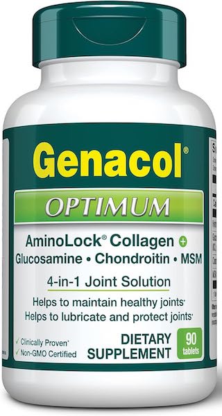 Genacol Optimum AminoLock Collagen Plus Glucosamine Chondroitin and MSM 90 Tabs - Click Image to Close