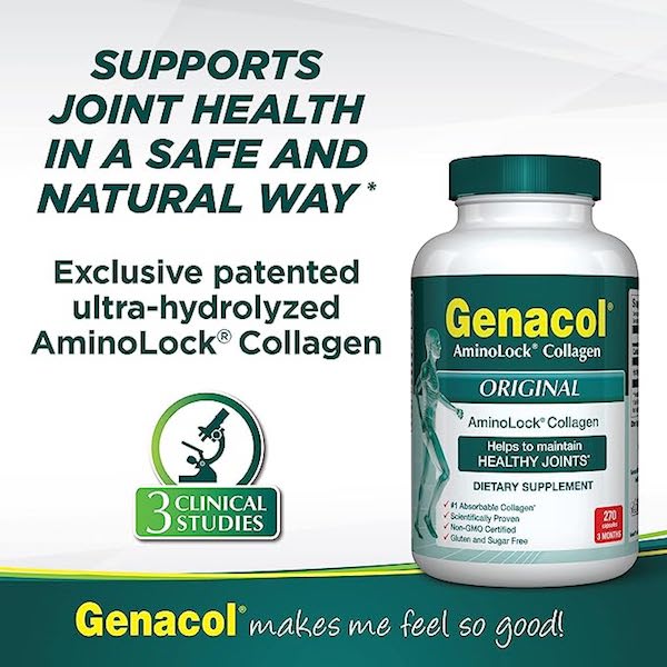 Genacol AminoLock Collagen Original Formula 270 Caps - Click Image to Close