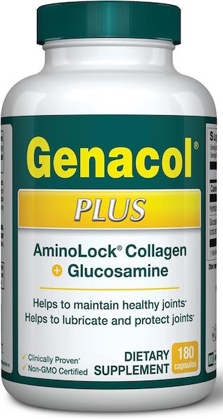 Genacol Plus AminoLock Collagen with Glucosamine 180 Caps - Click Image to Close