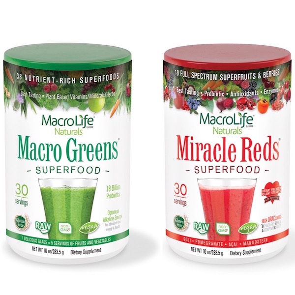 MacroLife Naturals Macro Greens Superfood 30 Servings 10 oz - Click Image to Close