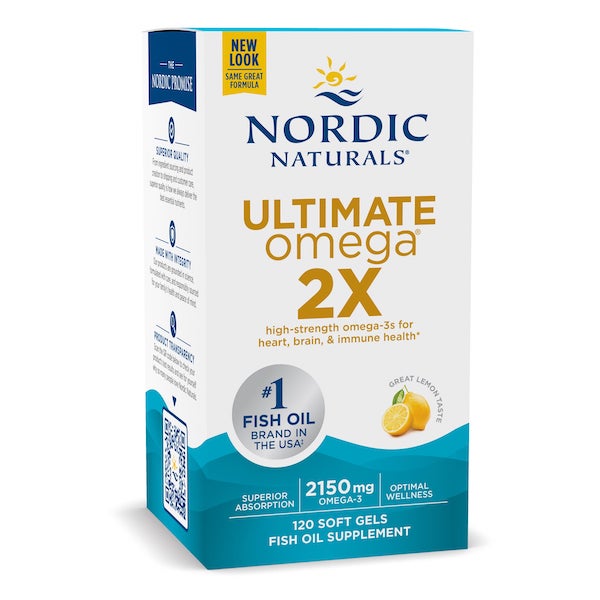 Nordic Naturals Ultimate Omega 2X Lemon 120 softgels - Click Image to Close