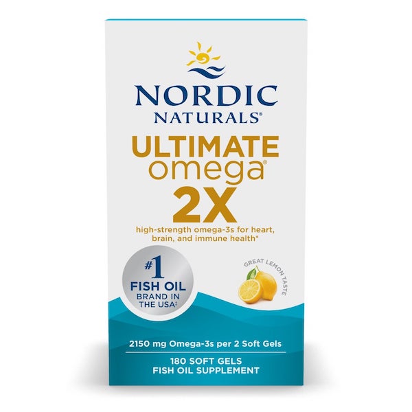Nordic Naturals Ultimate Omega 2X Lemon 180 softgels - Click Image to Close