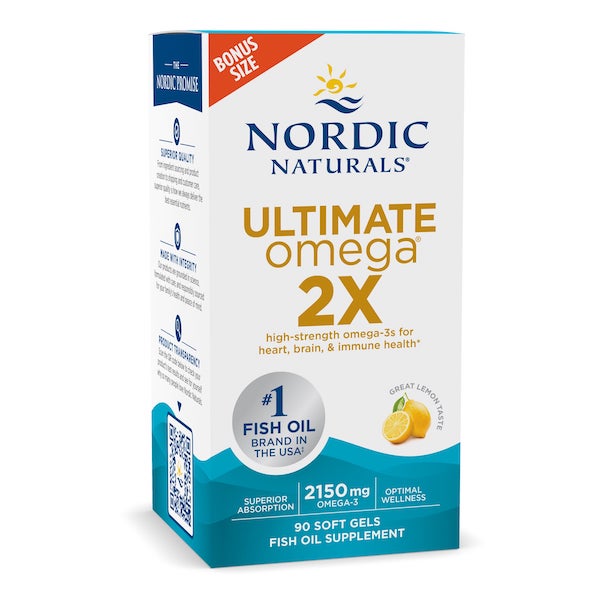 Nordic Naturals Ultimate Omega 2X Lemon 90 softgels - Click Image to Close