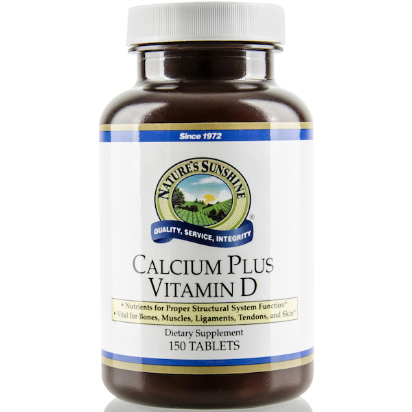 Nature's Sunshine Calcium Plus Vitamin D - Click Image to Close