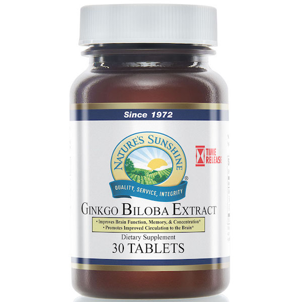 Nature's Sunshine Ginkgo Biloba Extract Time Release - Click Image to Close
