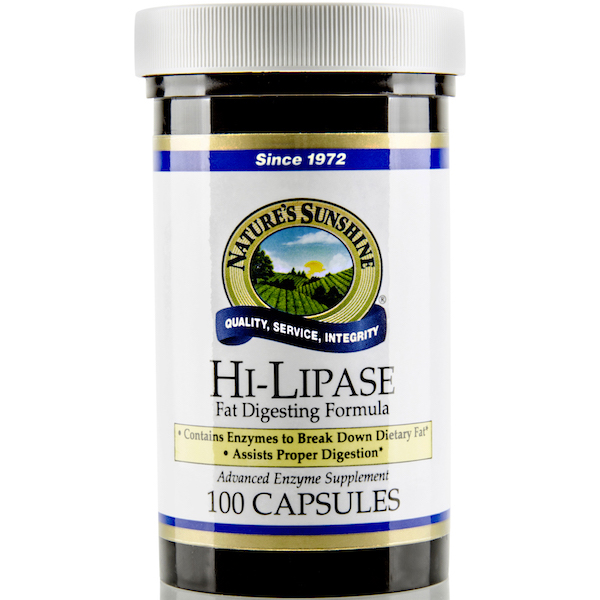 Nature's Sunshine Hi-Lipase - Click Image to Close