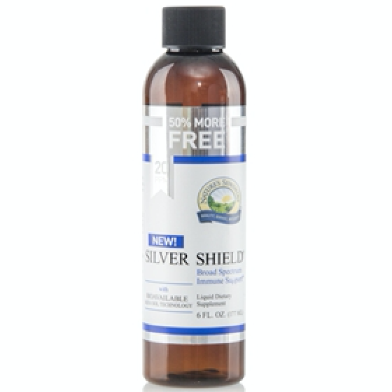 Nature's Sunshine Silver Shield with Aqua Sol Technology 6 oz - Click Image to Close