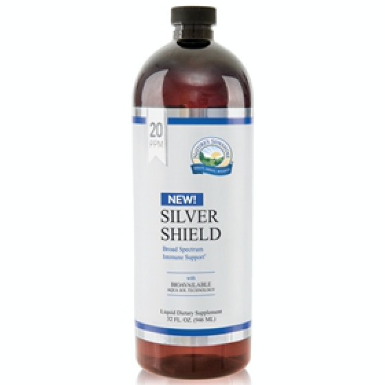 Nature's Sunshine Silver Shield with Aqua Sol Technology 16 oz - Click Image to Close