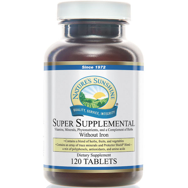 Nature's Sunshine Super Supplemental Without Iron - Click Image to Close