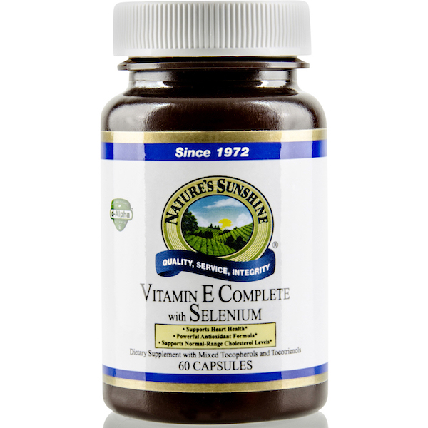 Nature's Sunshine Vitamin E Complete with Selenium - Click Image to Close