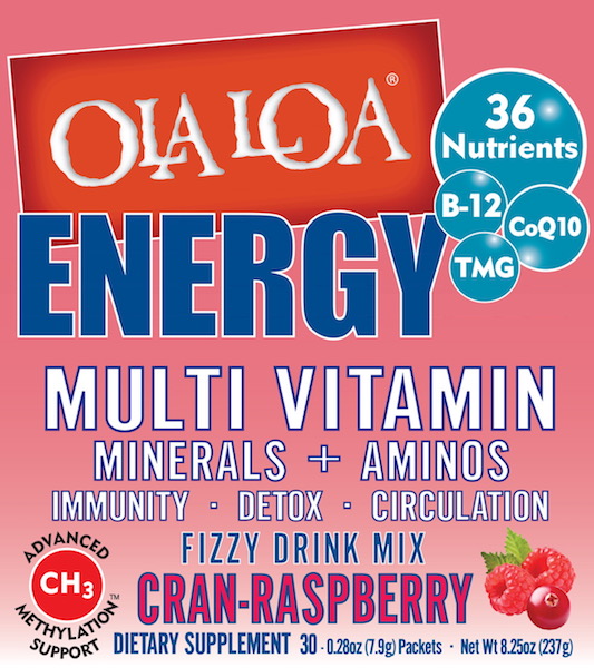 Ola Loa Energy Multi Vitamin Cran-Raspberry - Click Image to Close