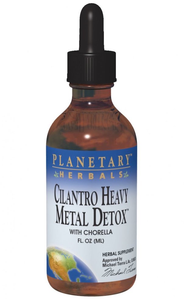 Planetary Herbals Cilantro Heavy Metal Detox with Organic Chlorella 4 oz - Click Image to Close
