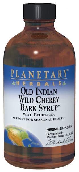 Planetary Herbals Old Indian Wild Cherry Bark Syrup 16 oz - Click Image to Close