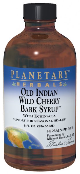 Planetary Herbals Old Indian Wild Cherry Bark Syrup 8 oz - Click Image to Close
