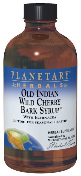 Planetary Herbals Old Indian Wild Cherry Bark Syrup 8 oz - Click Image to Close