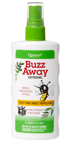 Quantum Buzz Away Extreme Spray 4 oz Natural Insect Repellent - Click Image to Close