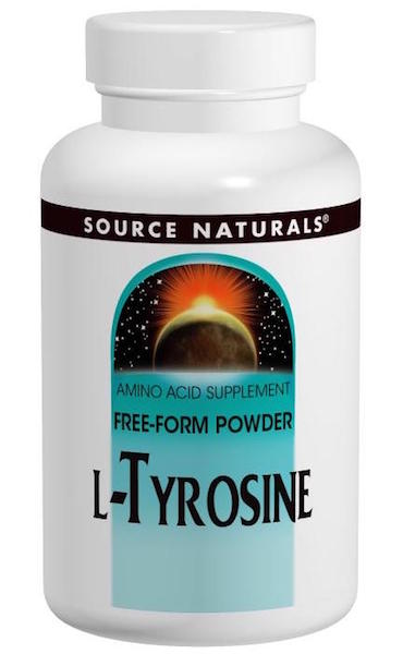 Source Naturals L-Tyrosine 500 mg 100 tabs - Click Image to Close