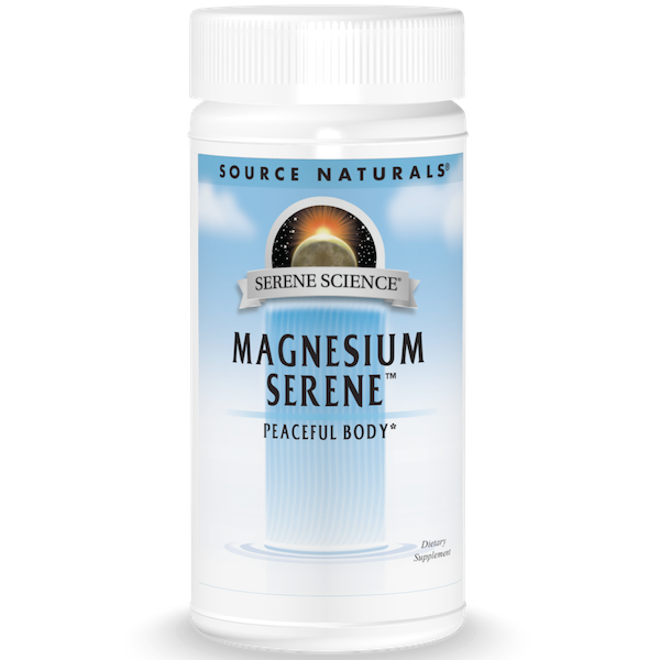 Source Naturals Serene Science Magnesium Serene Powder Tangerine - Click Image to Close