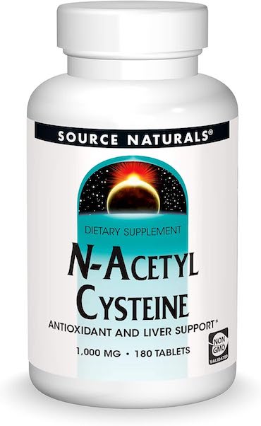 Source Naturals NAC N-Acetyl Cysteine 1000 mg 180 tabs - Click Image to Close