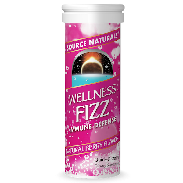 Source Naturals Wellness Fizz Immune Defense Berry - Click Image to Close