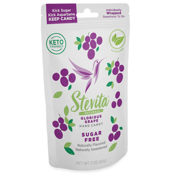 Stevita Naturals Hard Candy Sugar-Free Glorious Grape - Click Image to Close