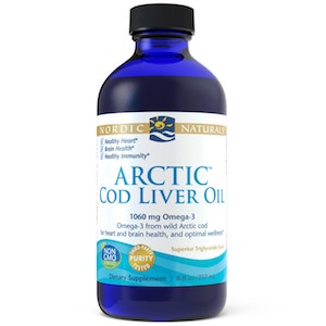 Nordic Naturals Arctic Cod Liver Oil Unflavored 8 oz