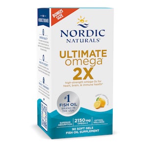 Nordic Naturals Ultimate Omega 2X Lemon 90 softgels