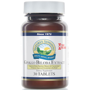 Nature's Sunshine Ginkgo Biloba Extract Time Release