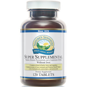 Nature's Sunshine Super Supplemental Without Iron