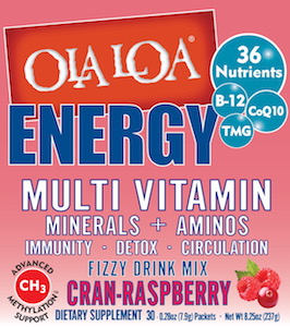 Ola Loa Energy Multi Vitamin Cran-Raspberry