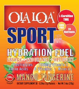 Ola Loa Sport Hydration Fuel Sports Drink Mix Mango Tangerine