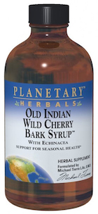 Planetary Herbals Old Indian Wild Cherry Bark Syrup 8 oz