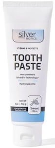 Silver Biotics Hydroxyapatite Sweet Mint Toothpaste Fluoride-Free
