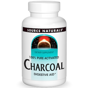 Source Naturals Charcoal 100% Pure Activated 200 caps