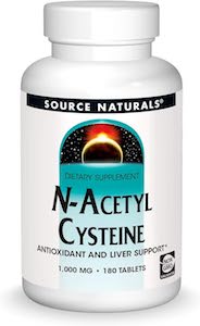 Source Naturals N-Acetyl Cysteine 1000 mg 180 tabs