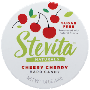 Stevita Sweetened Hard Candy Sugar-Free Cherry