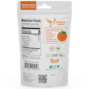 Stevita Naturals Hard Candy Sugar-Free Outrageous Orange