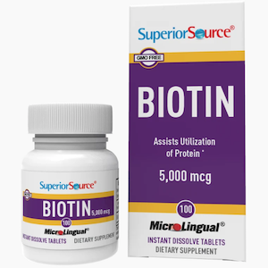 Superior Source Biotin 5000 mcg MicroLingual Instant Dissolve Tablets