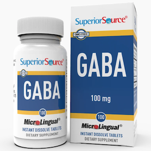 Superior Source GABA 100 mg MicroLingual Instant Dissolve Tablets